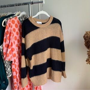 oak & fort striped sweater